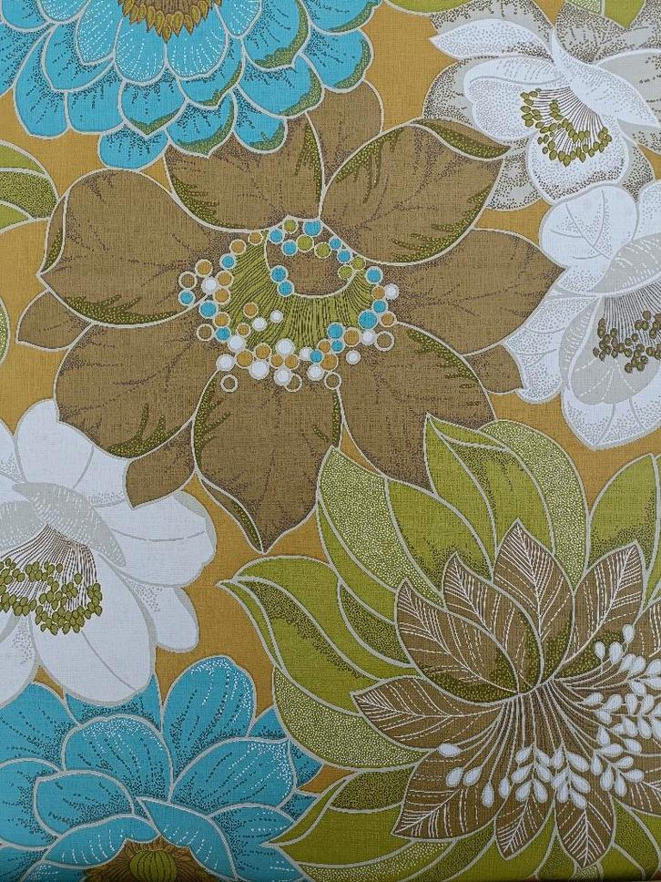 Vintage behang in fleurige bloemenprint NIEUW New old stock, Huis en Inrichting, Stoffering | Behang, minder dan 10 m², Ophalen of Verzenden