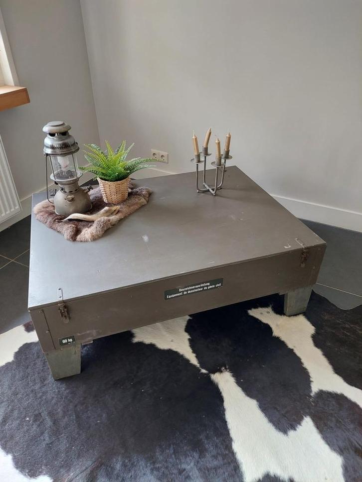 Kist / opbergkist / opbergtafel oerdegelijk, Huis en Inrichting, Woonaccessoires | Kisten, Gebruikt, Minder dan 50 cm, Minder dan 50 cm