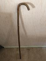 Houten wandelstok met metalen punt, Diversen, Ophalen of Verzenden, Gebruikt