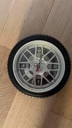 Klok autoband, Ophalen of Verzenden, Zo goed als nieuw, Wandklok