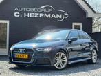 Audi A3 Limousine 1.5 TFSI CoD Sport S LINE Edition Led Auto, 4 cilinders, 150 pk, Blauw, Leder en Stof