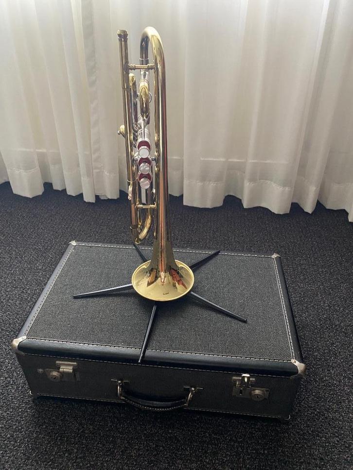 Cornet Conn Victor, Muziek en Instrumenten, Blaasinstrumenten | Trompetten, Gebruikt, Overige typen, Met koffer, Ophalen of Verzenden