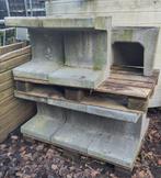 10 Grijze U-elementen 40x50x40cm, Tuin en Terras, Ophalen, Zo goed als nieuw