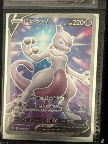 Mewtwo V - Pokémon Kaart beschikbaar voor biedingen