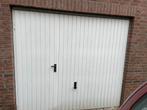 Witte Garagedeur - Goed Onderhouden, Ophalen, Gebruikt, 120 cm of meer, Garagedeur
