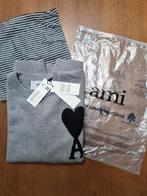 Ami Paris Trui Grijs - Nieuw met kaartjes - Maat L, Kleding | Heren, Truien en Vesten, Maat 52/54 (L), Ami Paris, Nieuw, Ophalen of Verzenden