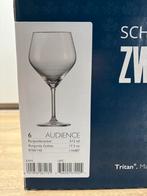 NIEUW! 6 rode wijnglazen Schott Zwiesel, Ophalen of Verzenden, Nieuw, Overige typen