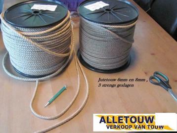 Jutetouw 6mm beschikbaar voor biedingen