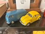 Speelgoedautootjes: VW Kever & VW Busje, Ophalen of Verzenden, Gebruikt