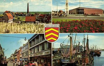 Den Helder - 3 afb + wapen o.a. haven vuurtoren - 196? gelop beschikbaar voor biedingen