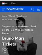 Bruno Mars 4 juli golden circle RUILEN voor andere datum, Tickets en Kaartjes, Concerten | Overige, Twee personen, Juli