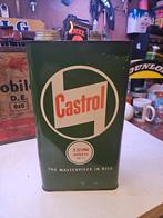 Vintage Castrol Olieblik 1 Gallon 2 Takt, Ophalen of Verzenden, Gebruikt, Verpakking