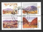 AUSTRALIE 2002, mi 2142/45 Alvert Namatjira gestempeld, Ophalen of Verzenden, Gestempeld
