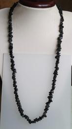 Mooie ketting van onyx kralen, Zwart, Nieuw, Ophalen of Verzenden, Steen of Mineraal