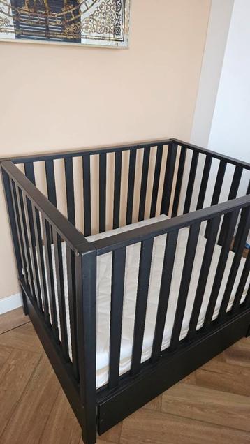 TWF Box Bas met lade mat zwart en 2 x Matras | Baby-Dump beschikbaar voor biedingen