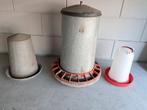 Voeremmers voor kippen, Dieren en Toebehoren, Pluimvee | Toebehoren, Ophalen, Zo goed als nieuw, Drinken en Voederen