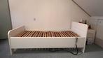 Elektrisch verstelbaar bed, Huis en Inrichting, Ophalen, 90 cm, Eenpersoons, Wit