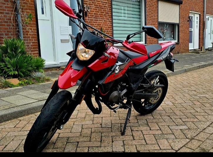 Malaguti XSM 50 (70cc) schakelbrommer, Fietsen en Brommers, Brommers | Crossbrommers, Overige merken, Ophalen