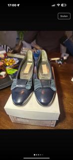 Vintage Hakken Picardi, Ophalen of Verzenden, Gedragen, Blauw, Pumps