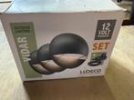 Ludeco buitenlamp Vidar 12V startersset zwart 3 stuks, Minder dan 50 watt, Wandlamp, Nieuw, Ophalen of Verzenden
