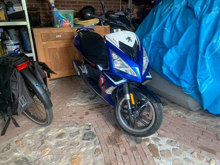 Peugeot Speedfight 3 Le Mans Edition 10***km, Fietsen en Brommers, Scooters | Peugeot, Gebruikt, Speedfight, Maximaal 25 km/u