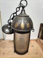 Antieke art nouveau lamp, Ophalen