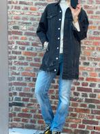 Lange Jeans jas Zara, Ophalen of Verzenden, Zo goed als nieuw, Zwart