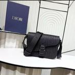 Christian Dior - Zijtas - Echt Leer - Zwart, Ophalen of Verzenden, Nieuw, Zwart, Schoudertasje