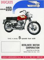 FOLDER DUCATI 250 MONZA (MY.1968) BROCHURE, Motoren, Ducati