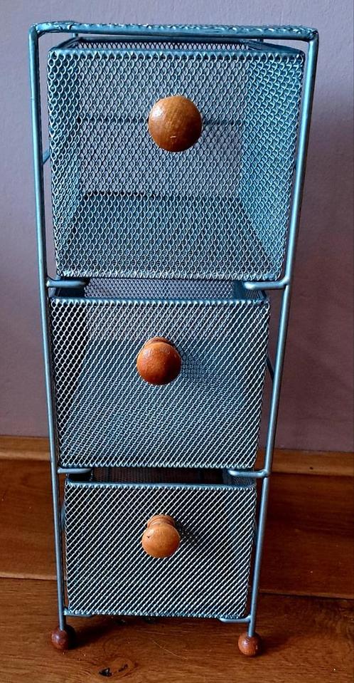 Metalen ladekastje, Huis en Inrichting, Kasten | Ladekasten, Zo goed als nieuw, Minder dan 100 cm, Minder dan 50 cm, 25 tot 50 cm