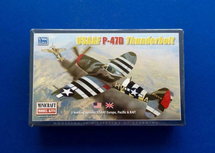 MINICRAFT 14596 Republic P-47D Thunderbolt 1/144 sealed, Hobby en Vrije tijd, Modelbouw | Vliegtuigen en Helikopters, 1:72 tot 1:144