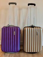 Handbagage koffers 2 stuks, Sieraden, Tassen en Uiterlijk, Koffers, Ophalen, 50 tot 60 cm, Hard kunststof, Zo goed als nieuw