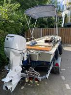 Boston Whaler 15 classic Evinrude Etec 90pk met trailer, Watersport en Boten, Gebruikt, Ophalen, 70 pk of meer, 3 tot 6 meter