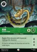 Disney Lorcana - 10-212 - Kaa - Secretive Snake, Ophalen of Verzenden, Nieuw, Losse kaart, Foil