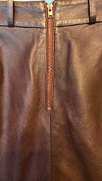 Dyanne Beekman leren broek bordeaux maat S/M, Ophalen of Verzenden, Maat 36 (S), Lang, Gedragen