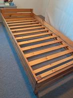 Massief houten 1 persoonsbed 90x 200 cm, zelfgemaakt, Ophalen, Gebruikt, 90 cm, Tweepersoons