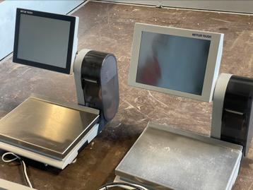 2x mettler toledo weegschaal met bonprinter winkel markt beschikbaar voor biedingen