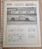 Leaflets Matra prototypen, Ophalen of Verzenden, Zo goed als nieuw, Overige merken