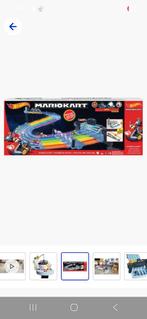 Hot Wheels Mario kart baan, Kinderen en Baby's, Speelgoed | Racebanen, Ophalen, Zo goed als nieuw, Handmatig, Hot Wheels