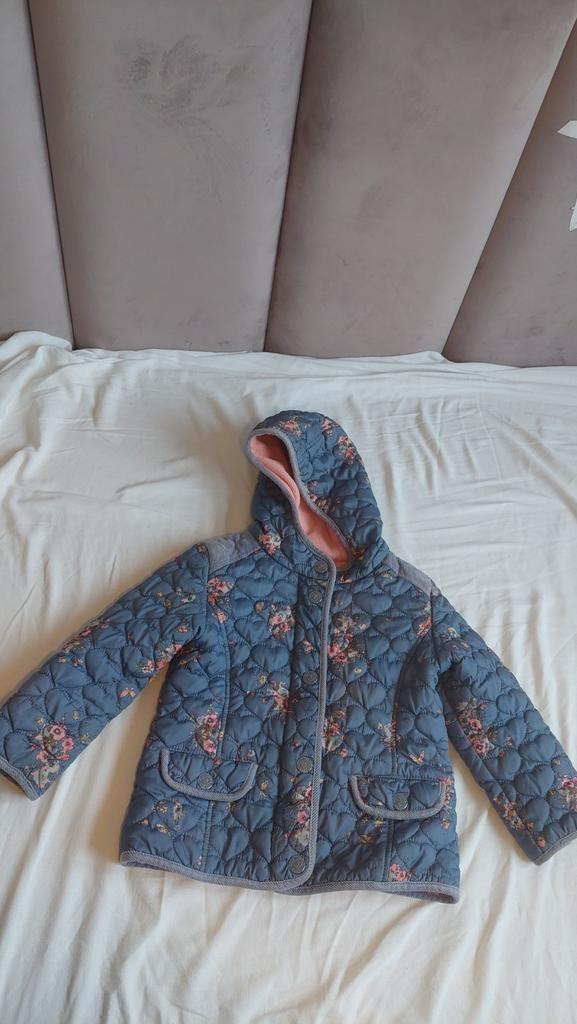 Warme fleece jas NEXT - maat 104, Kinderen en Baby's, Kinderkleding | Maat 104, Zo goed als nieuw, Meisje, Jas, Ophalen of Verzenden