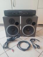 Set fullrange monitoren met versterker, Muziek en Instrumenten, Versterkers | Keyboard, Monitor en PA, Ophalen of Verzenden, Gebruikt