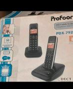 Nieuwe Profoon telefoon met 2 toestellen, Ophalen of Verzenden, Nieuw, 2 handsets