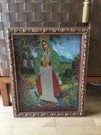 Madonna Heilige Maria glitter print afbeelding voorstelling, Print, Minder dan 50 cm, Zo goed als nieuw, 50 tot 75 cm