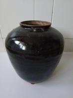 Pot antiek India bruin glazuur, Antiek en Kunst, Antiek | Keramiek en Aardewerk, Ophalen of Verzenden