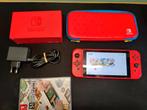 Nintendo Switch Rood + Games, Met games, Ophalen of Verzenden, Zo goed als nieuw, Switch Original