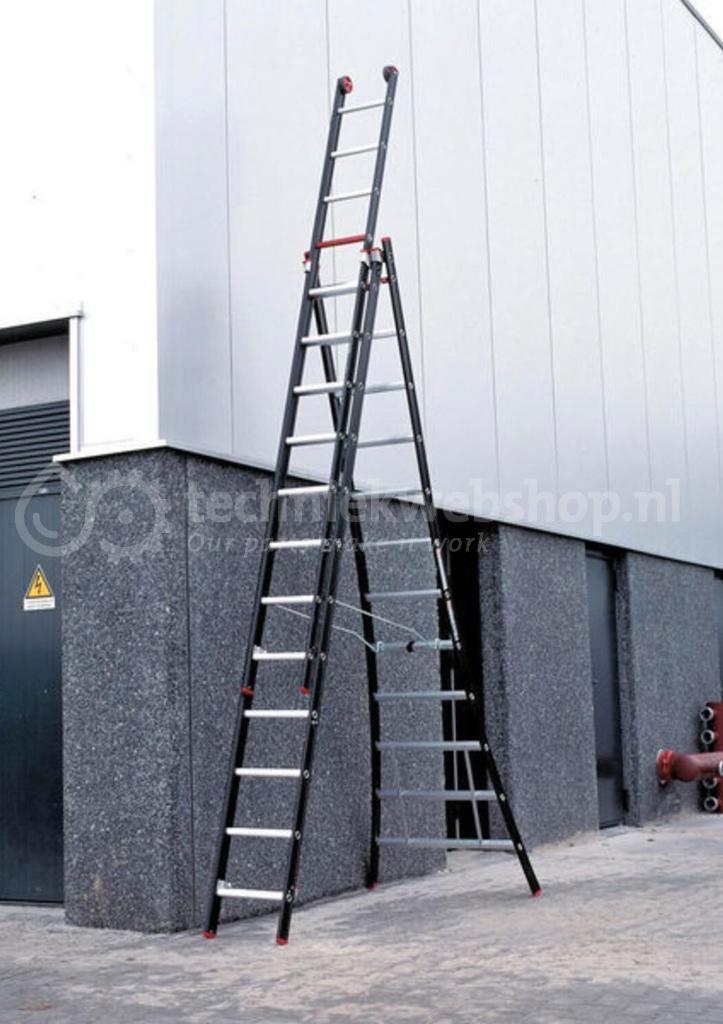 aluminium ladder altrex nevada 3 x 12  Provisioneel, Doe-het-zelf en Verbouw, Ladders en Trappen, Zo goed als nieuw, Ladder, 4 meter of meer