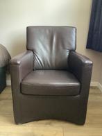 Leren stoel, Huis en Inrichting, Stoelen, Ophalen, Gebruikt, Bruin, Leer