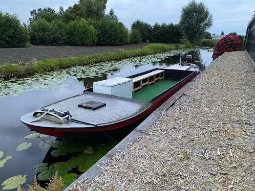 Kagenaar feestboot, Watersport en Boten, Motorboten en Motorjachten, Gebruikt, Staal, 9 tot 12 meter, Benzine, Buitenboordmotor