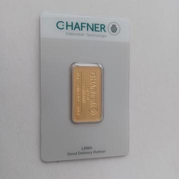 10 gram goudbaar C.Hafner  beschikbaar voor biedingen