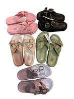 Partij 34 paar nieuwe dames slippers 5 kleuren., Ophalen, Zo goed als nieuw, Overige kleuren